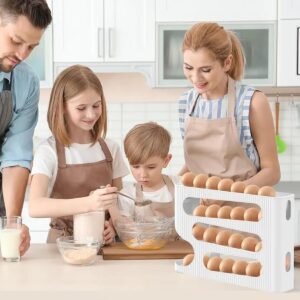 BuyDelux Auto-Rolling Egg Holder for Fridge