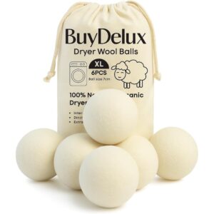 Wool Dryer Balls for Laundry – (XL) 7cm